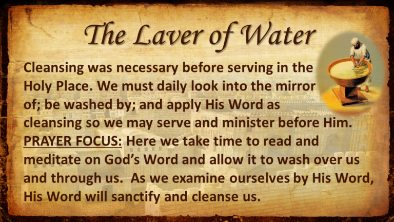 Tabernacle Prayer - Welcome to Living Waters Fellowship